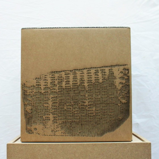 Image 1 of Achille ATTARD - Laser engraving on honeycomb cardboard