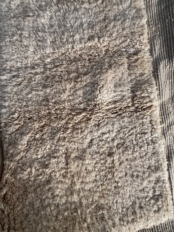 Image 1 of Alfombra marroquí de lana Mrirt (200 x 300 cm) – Alfombra bereber color marfil hecha a mano