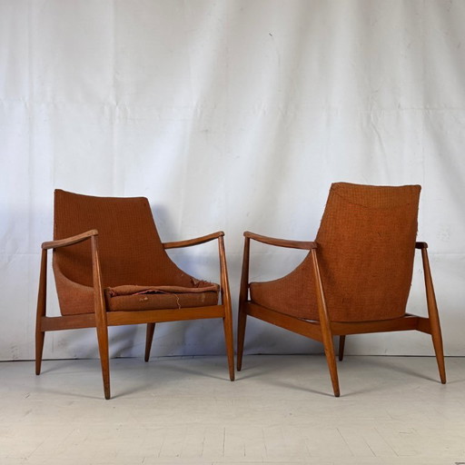 Heczendorfer László Low-Back Armchair – Hungarian Mid-Century Design, 1960s