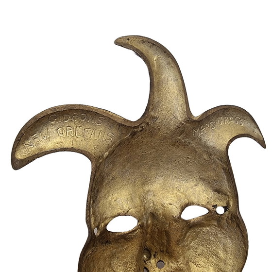 Image 1 of Vintage Brass Carnival Masque