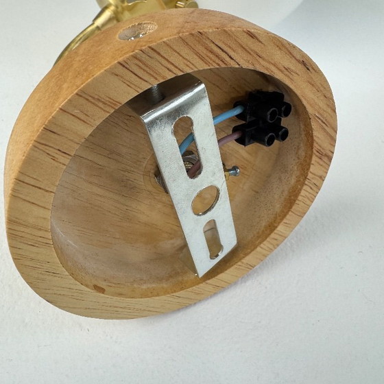 Image 1 of COPPIA DI APPLIQUE VINTAGE IN OPALINA E OTTONE