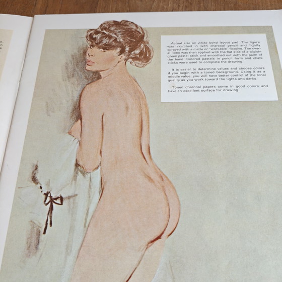 Livret d'instructions artistiques vintage « Le Modèle » – Fritz Willis n° 117, Walter T. Foster (États-Unis, (photo 3 of 7)