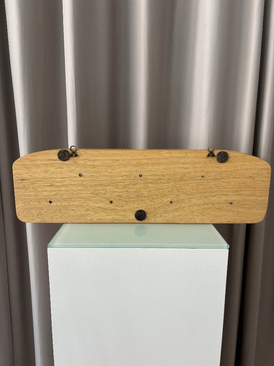 Vintage Solid Wood Wall-Mounted Coat Rack – 7 Pegs – Artisan (photo 8 of 11)