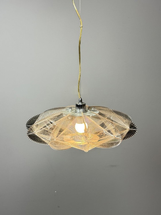 Image 1 of Lampada a sospensione Space Age di design di metà secolo di Sompex, attribuita a Paul Secon, anni '70