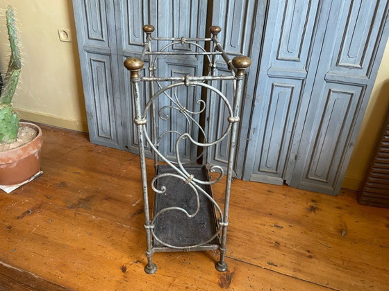 Image 1 of Porte-parapluie Art Nouveau Français Vintage