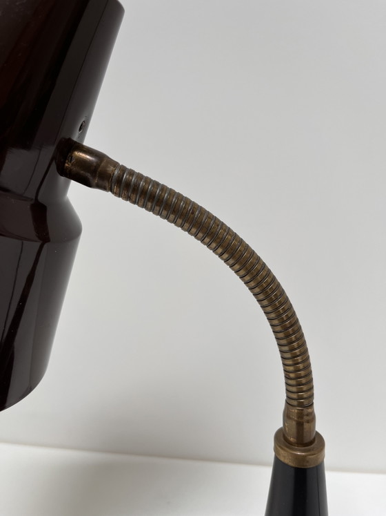 Image 1 of Vintage brown Gemi desk lamp / table lamp