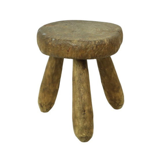 Image 1 of Rustic Tripod Stool Milking Stool