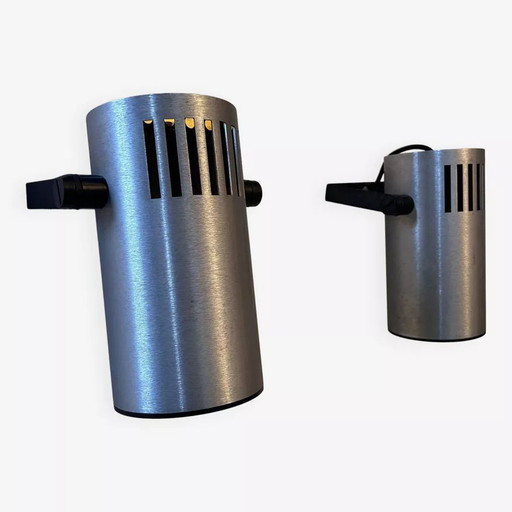 2x Lámparas de pared ajustables