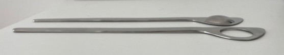 Image 1 of Stelton Denmark Arne Jacobsen stijlvol salade bestek 1972
