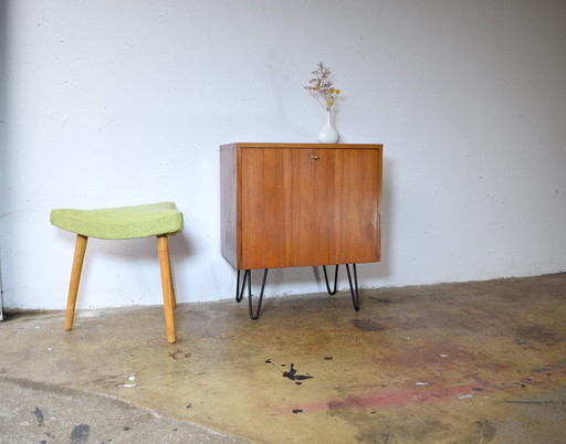 1960s Vintage Cabinet Chest of Drawers Nightstand Side Table Mid Century