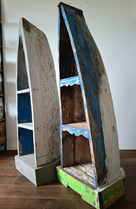 Image 1 of Armoire de bateau en bois de teck recyclé 150 cm