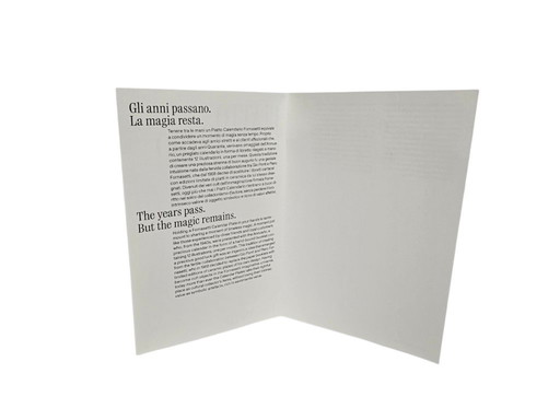 Piero Fornasetti - calendario in porcellana - firmato - edizione limitata - 2016