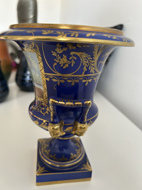Dresden Carl Thieme Porzellan Potpourri-Vase – Sèvres-Stil 19. Jh. – Vasen, Ceramic (photo 3 of 8)