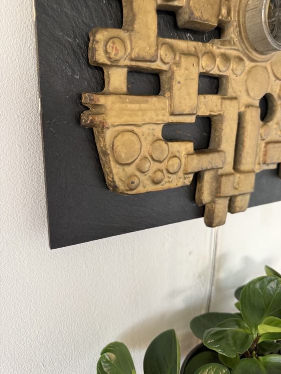 Image 1 of Vintage Brutalistische wandlamp, Brakelman & Becker ‘70