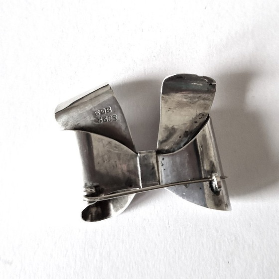 Image 1 of Svenskt Guldsmide - Broche suédoise en argent - années 60