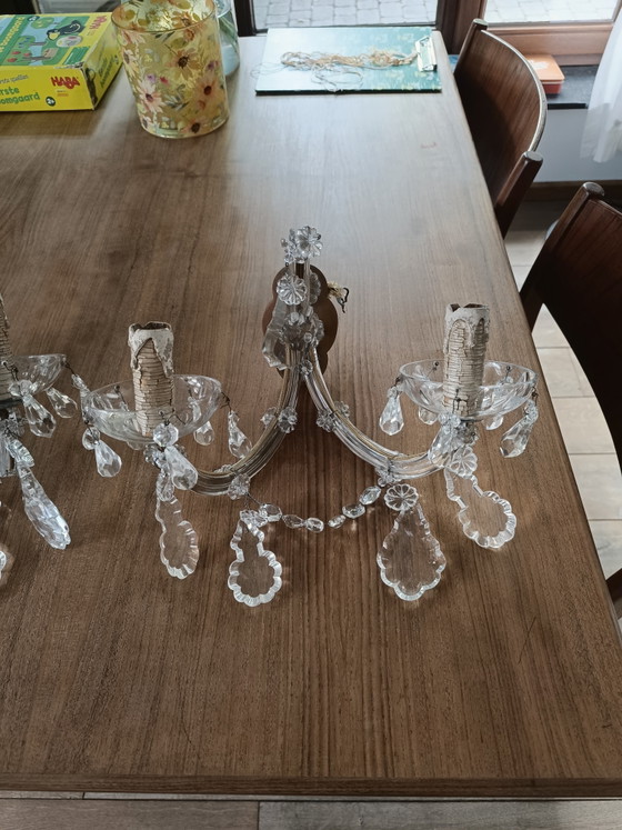 Set Maria-Theresia-Wandlampen – Wandleuchten, Metal, Glass (photo 4 of 7)