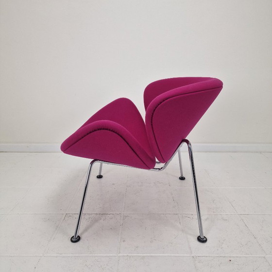 Image 1 of Silla Orange Slice con otomana de Pierre Paulin para Artifort, años 80