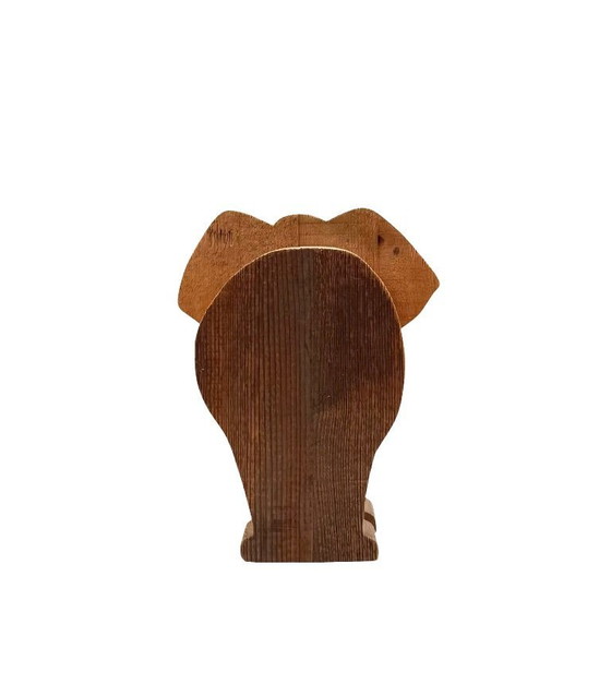 Image 1 of Bottega Michelangeli, Elephant wood sculpture, Orvieto Italy 1970s