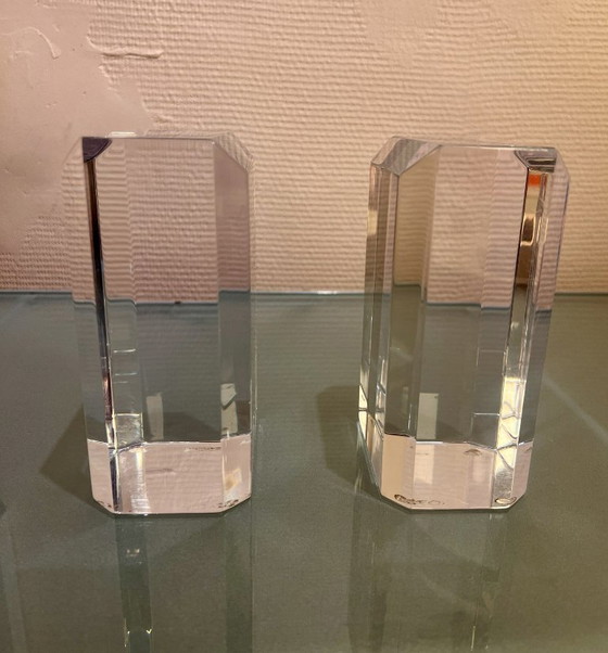 RITTS Bookends, astrolite lucite, 1970s – Decorative Objects, Plexiglass (photo 5 of 5)