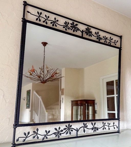 1 Miroir en fer forgé Rochebobois