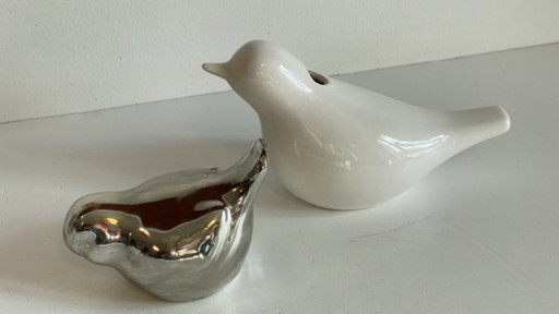 Pair of CERAMIC BIRDS 90's