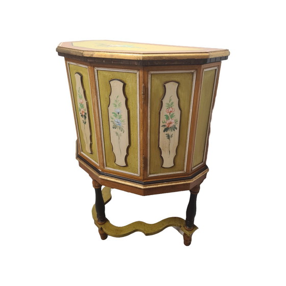 Image 1 of Alter italienischer bemalter Schrank Firenze, 1950er Jahre