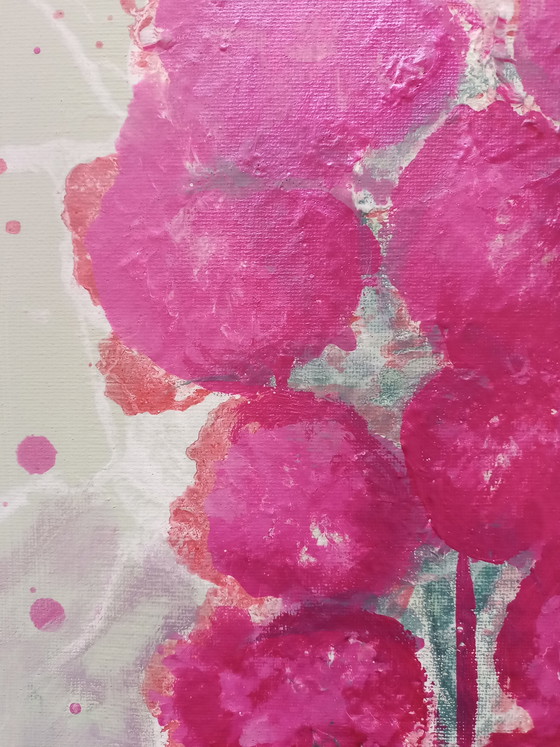 Image 1 of T van Steenbergen « Reste avec moi », nouvelle peinture acrylique