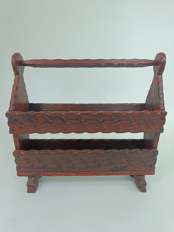 Image 1 of Brutalist Spaanse lectuurbak – 1970s