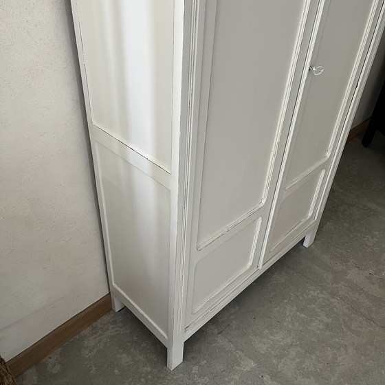 Image 1 of White Antique Wardrobe