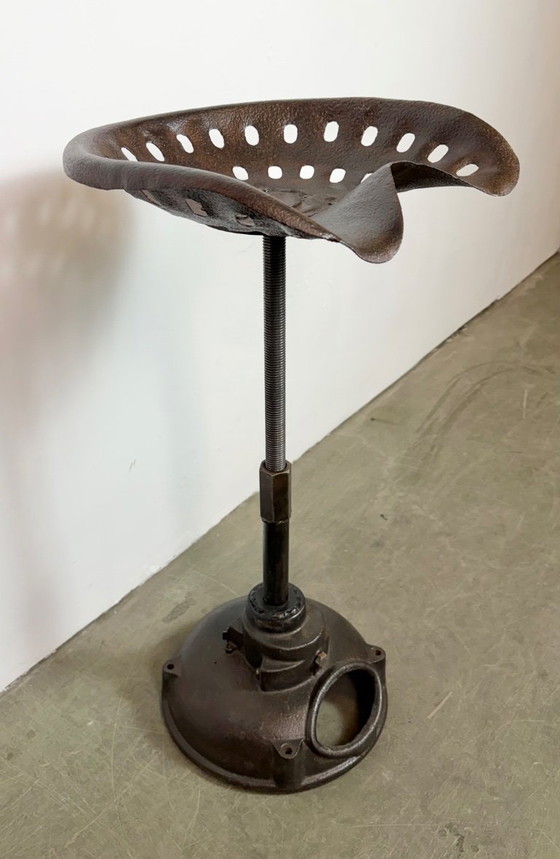 Image 1 of Vintage Industrial Swivel Chair, 1950s