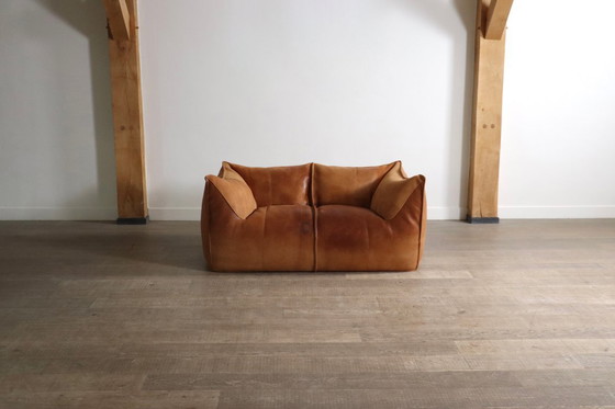 Image 1 of Divano Le Bambole in pelle di bufalo disegnato da Mario Bellini per B&B Italia, anni '70.