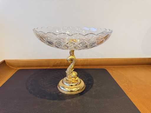 Val Saint Lambert fruit basket