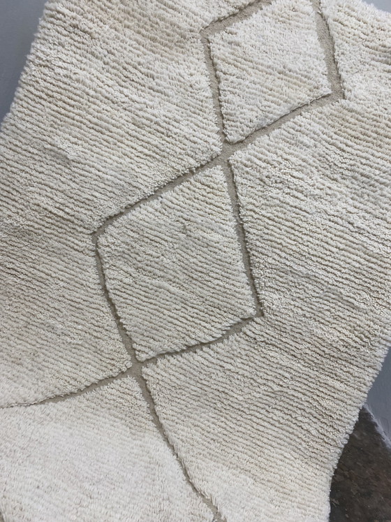 Tapis berbère en laine naturel décoré 180/250cm – Wool (photo 5 of 6)