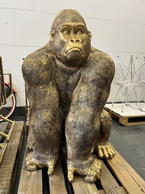 Grand singe décoratif doré – Objets déco, Plastic (photo 4 of 5)