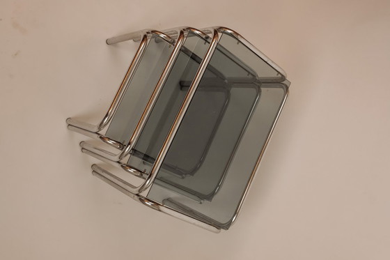 Image 1 of Vintage mimiset chroom jaren '80 - set van 3