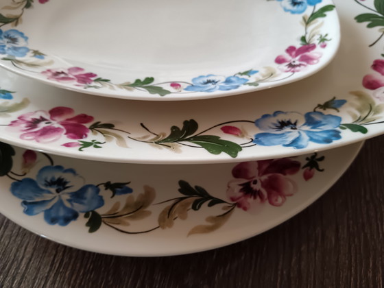 Image 1 of 3 assiettes de service de la marque Dauer C P Désirée - années 1940-1950