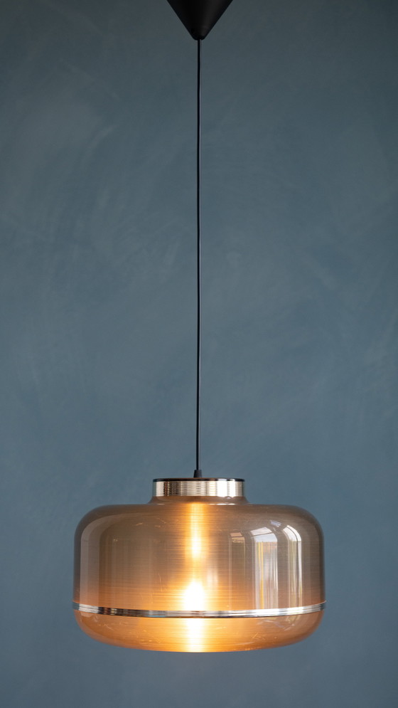 Image 1 of Lampada a sospensione UFO spaziale anni '60/'70