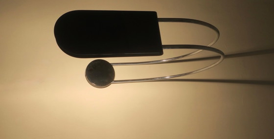 Image 1 of Mid-Century Modern boogvormige wandlamp van Bruno Gecchelin voor Skipper and Pollux, Italië, jaren 70.