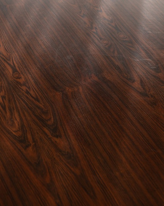 Image 1 of Table basse vintage en palissandre (modèle 283) de Johannes Andersen pour CFC Silkeborg | Table ronde de style danois moderne