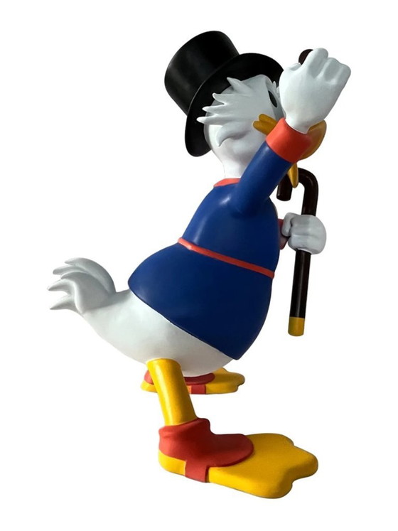 Image 1 of Sculpture en fibre de verre - Canard (personnage de dessin animé) - Multicolore