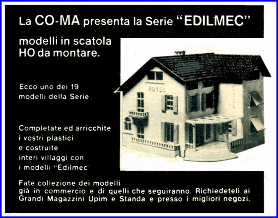 EDILMEC B 3110 e B 3111, due kit di modelli in scala HO, Oggetti decorativi, Plastica, Carta, Multicolore (foto 2 di 10)