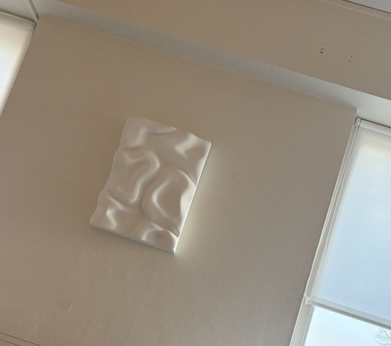 Image 1 of Minimalistische 3D wanddecoratie | Organisch vorm | wit