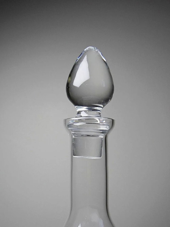Large vintage baluster decanter in blown crystal, 1960s. – Glass & Decanter, Glass (photo 5 of 10)
