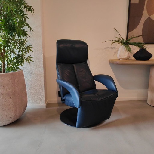 Jori Symphony JR 7960 Relax Azul Oscuro – verstelbare relaxstoel, Leather, Metal