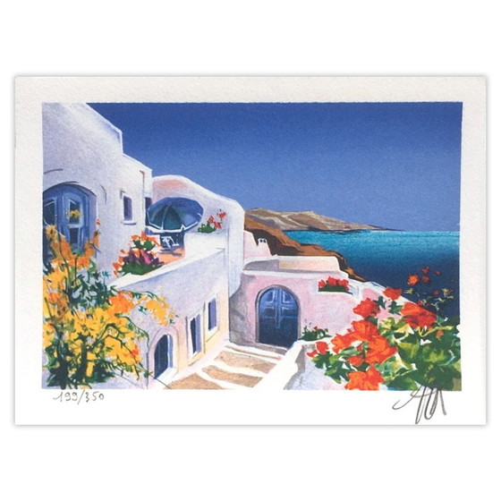 André Bongibault Signed Lithograph Grèce - Petite Suite 08 – Lithographs & prints, Paper (photo 5 of 5)