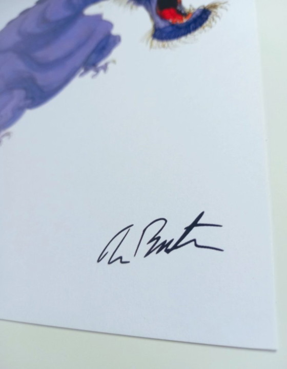 Image 1 of Tim Burton - Untitled - (The Cyclops of Lavender Smoke)