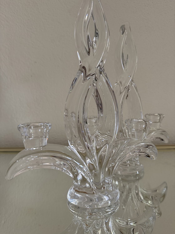 Image 1 of Kristallen kandelaar Vannes jaren 60