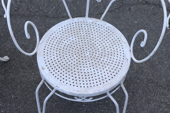 Image 1 of Tuinset met tafel en 6 fauteuils, Italië, jaren 70