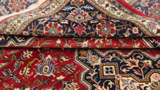 Image 1 of Tappeto persiano originale Keshan, Kashan Rosso 358 x 278 cm Ottime condizioni Classico Antico