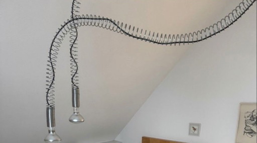 Spiral Lampe Italien Designerstück Spiral-Deckenleuchte